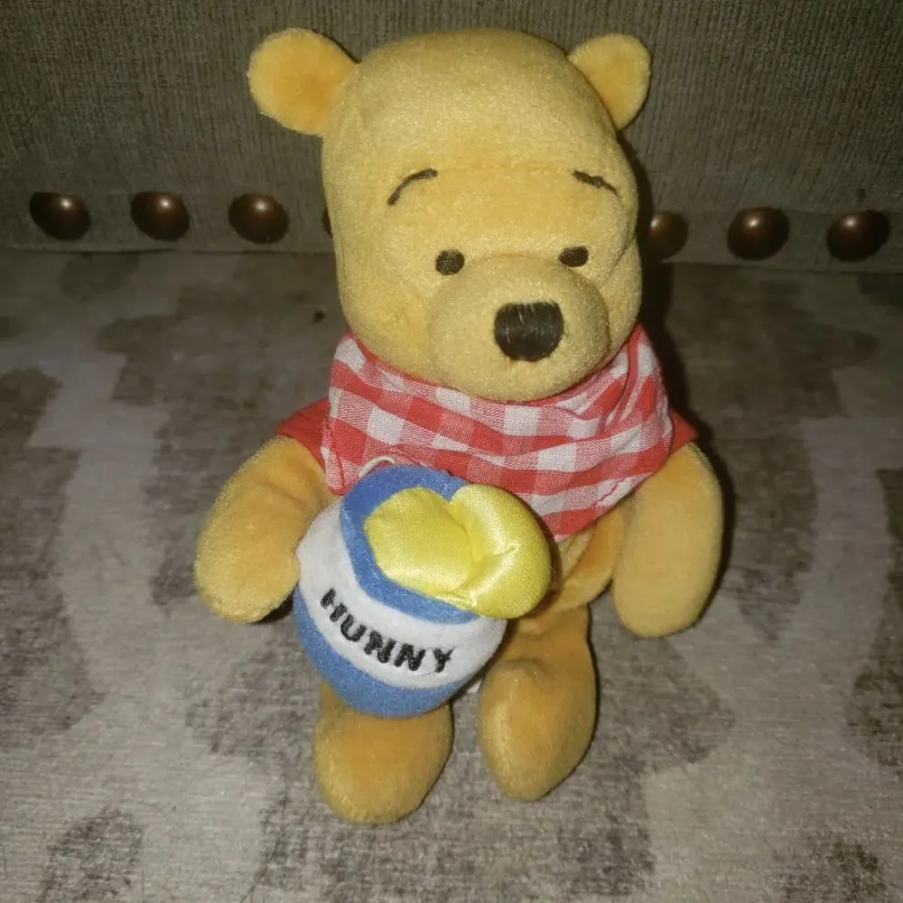 Disney Winnie The Pooh Picnic Honey Pot Beanbag Plush